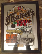 Altes Spiegelbild Maisels Maisel Dampfbier Bayreuth Bier Spiegel Werbung Printa