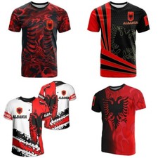 Albanien Albania Trikot Unisex Fußball Trikot Sport Jersey Flagge Land National