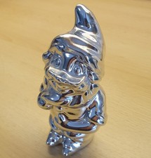 Kleiner lustige Gartenzwerg Silber