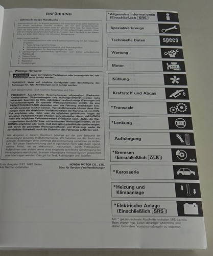 Werkstatthandbuch nachträge - werkstatthandbuch, +