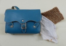 Schulranzen echtes Leder Puppenranzen gut gefüllt Tafeln Griffelkasten uvm.