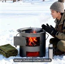 Solo Stove Mesa Mini Feuerstelle Rauchfrei Edelstahl tragbar Outdoor Tischfeuer
