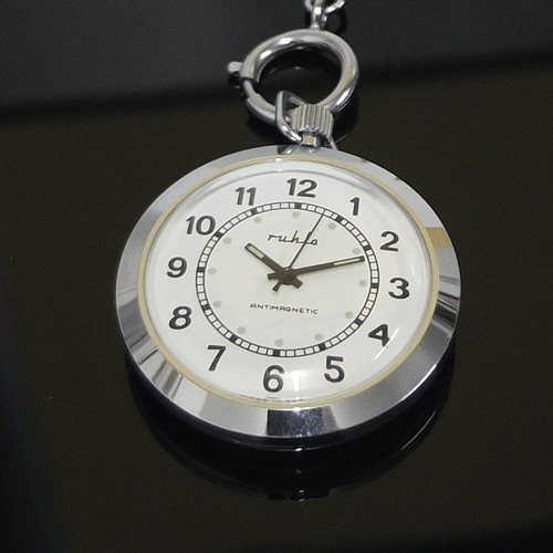 Ruhla taschenuhr mit kette - taschenuhr,