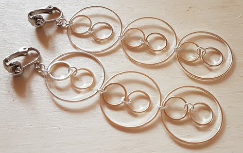 Ohrclips clips silberfarben - ohrclips,
