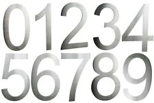 Hausnummer Edelstahl V2A H30cm oder Buchstabe H20cm ARIAL-2D 0 1 2 3 4 5 6 7 8 