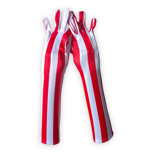 Lange handschuhe rot - rot, weiß