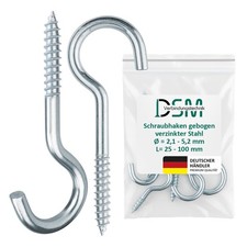 Schraubhaken mit Holzgewinde |