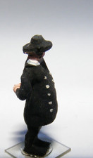 Preiser geschnitzt Holz Figur Pfarrer 1:87 HO H0 00 Vintage Modelleisenbahn