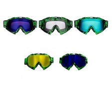 Motocross Brille Motorradbrille Racing Googles Schutzbrille Endurobrille Grün