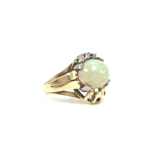 Gold ring 585 - 585, 3.66ct