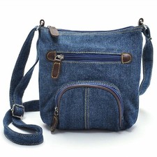 Damentasche Jeans Denim-Style Lässige Umhängetasche Schultertasche Handtasche