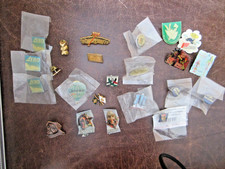 Pins und Anstecknadeln verschiedene Themen; Fasnet, Zeppelin, Werbepins
