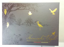 Schatulle/Sammelmappe "Himmlische Vögel", ohne Inhalt/without contents