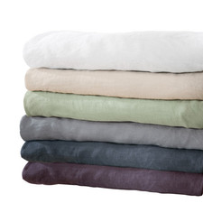 Erwin Müller Spannbettlaken "Deggendorf" Halbleinen