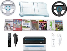 Nintendo Wii Konsole + Remote + Spiele nach Wahl wie Mario, Sports, Just Dance