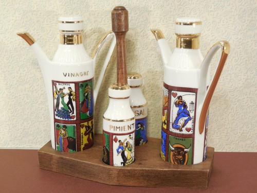 Antik menage porzellan spanien - porzellan,