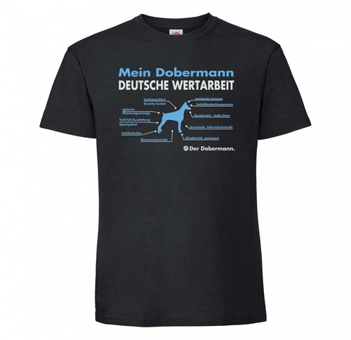 Dobermann kupiert unisex - dobermann,