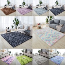 Flauschige Teppiche Langflor Hochflor Shaggy Teppich Wohnzimmer Pflegeleicht DE