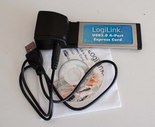 LogiLink PC0049 Express Card - USB Adapter 4 Fach