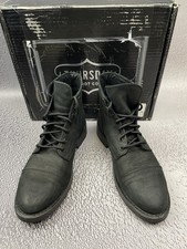 Thursday Boot Company Herren Black Mate Schnürstiefel Leder Captain Größe...