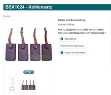 Bosch Anlasser Kohlen Unimog