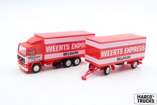 AWM Volvo F12 Kofferhängerzug "Weerts Express Belgium" 1:87 /AW3035