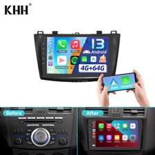 Autoradio 4G+64G Für Mazda 3 2010-2013 Android 13 Apple Carplay GPS WIFI Navi