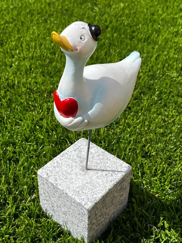 Gartenfreunde ente mit herz - mit,