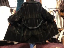 Nerzmantel Nerz Pelz Pelzmantel geschoren Fur Mink Coat Pelliccia OVERSIZE !