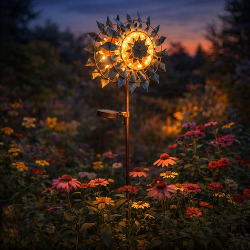 Solarlampe gartendeko windrad - solarlampe,
