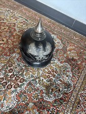 Preussen 1. Weltkrieg, feldgraue Pickelhaube für Mannschaften der Infanterie. Ka