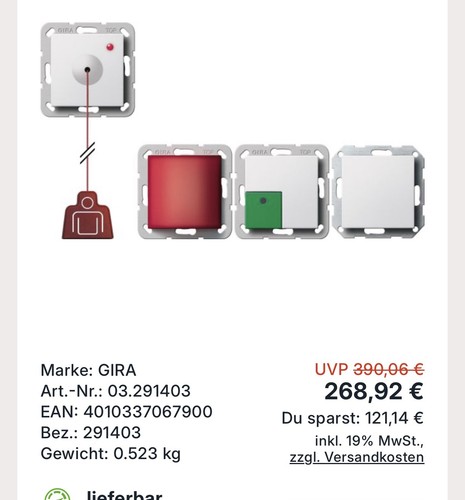 Gira 2914 notrufset - gira,