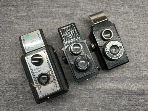 Vintage tlr camera set - vintage,