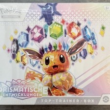 Pokemon Prismatische Entwicklungen Top Trainer DE Box  NEU/SEALED