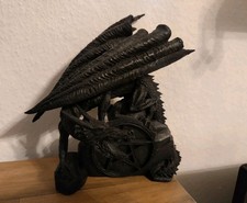 Mysticalls Fantasy Gothic Figur Drache mit Pentagramm - selten