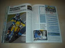 MO Magazin 1411) Husaberg F 650 E Supermoto mit 15PS im TEST auf 2 Seiten