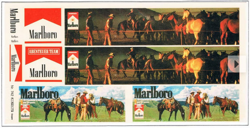 Decals marlboro - 1:87, "marlboro