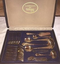 SBS Solingen  23/24 Karat hartvergoldet 70Tlg. inkl. Koffer