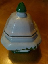 Alte Keramik Deckel Dose