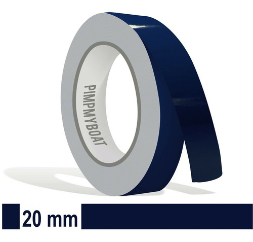 Zierstreifen marineblau 20mm - marineblau,