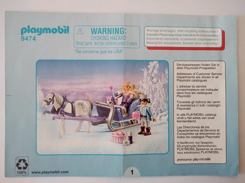 Playmobil bauanleitung 9474 - playmobil,