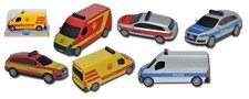 Dickie Polizeiauto,Feuerwehr,Krankenwagen, 14 cm S.O.S.-Patrol, Einsatzfahrzeuge