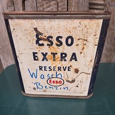 Esso EXTRA RESERVE ESSO 5 Liter Blech Kanister Vintage Garage Reservekanister