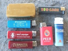 Konvolut: 7 Werbe-Feuerzeuge