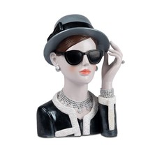 Deko Büste Dame Lady in Black