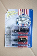 Johnny Lightning 1997 Chevrolet Tahoe Texas Jeep Cherokee Florida Highway Patrol