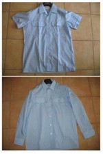 Hemd von der Polizei  lang o. kurz abgetrennte Abzeichen neuwertig Feuerwehr