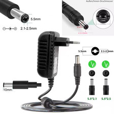 Netzteil Ladegerät 12V 100mA 200mA 300mA 500mA 700 800mA 1A Max 1000mA 5.5*2.5mm