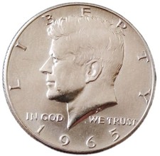 USA  1/2 Half Dollar 1965