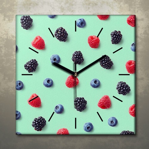 Wanduhr bürouhr leinwand bild - leinwand,